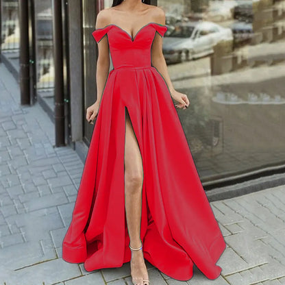 Multicolor V-neck Backless Tube Top Dress for Women